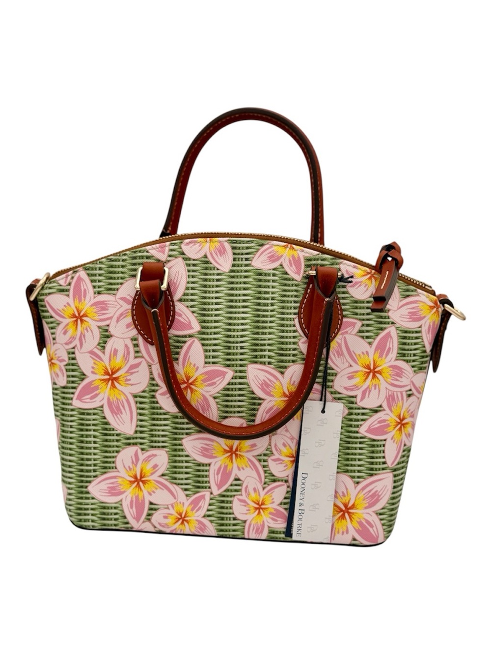 Dooney & Bourke Plumeria Geena Satchel - Picture 2 of 3